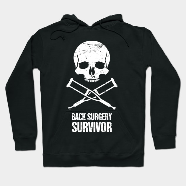 Spinal Fusion - Spine Back Surgery Get Well Gift Hoodie by Wizardmode